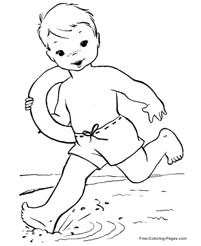 Coloring page: Summer season (Nature) #165163 - Free Printable Coloring Pages