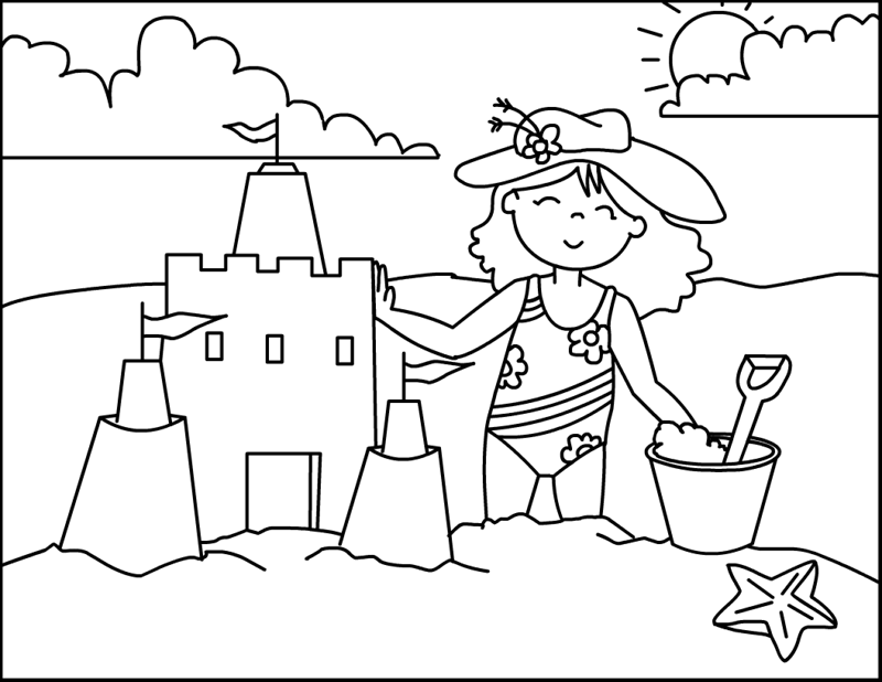 Coloring page: Summer season (Nature) #165165 - Free Printable Coloring Pages