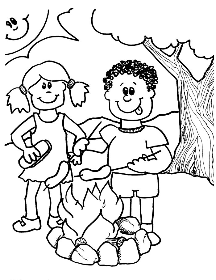 Coloring page: Summer season (Nature) #165167 - Free Printable Coloring Pages