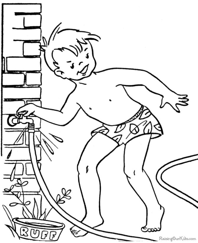 Coloring page: Summer season (Nature) #165175 - Free Printable Coloring Pages