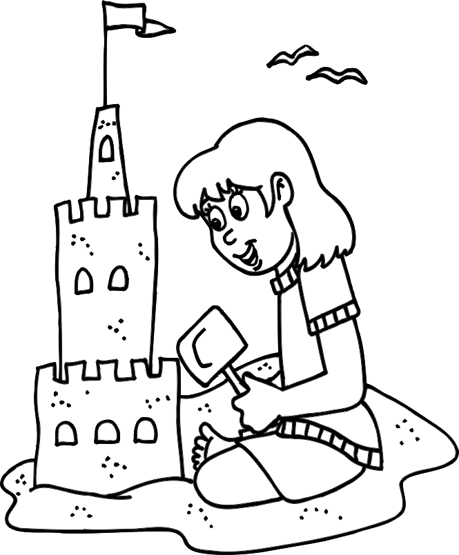 Coloring page: Summer season (Nature) #165176 - Free Printable Coloring Pages