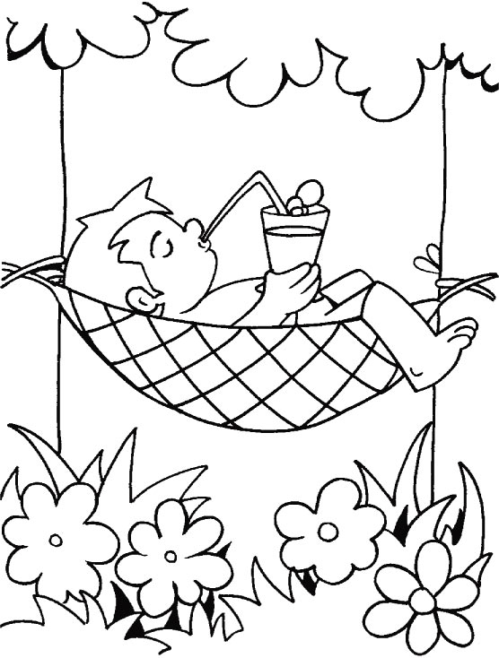 Coloring page: Summer season (Nature) #165180 - Free Printable Coloring Pages
