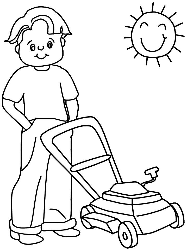 Coloring page: Summer season (Nature) #165197 - Free Printable Coloring Pages