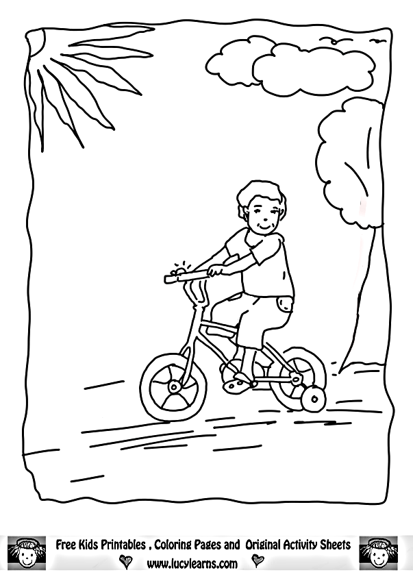 Coloring page: Summer season (Nature) #165208 - Free Printable Coloring Pages
