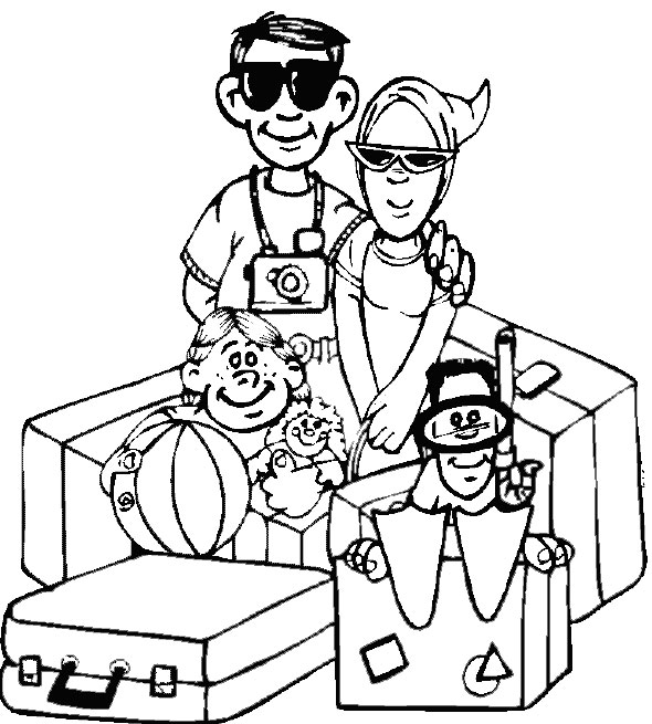 Coloring page: Summer season (Nature) #165262 - Free Printable Coloring Pages