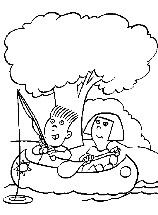 Coloring page: Summer season (Nature) #165294 - Free Printable Coloring Pages