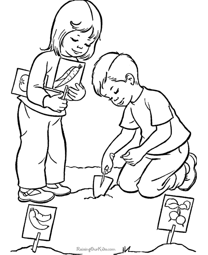 Coloring page: Summer season (Nature) #165304 - Free Printable Coloring Pages