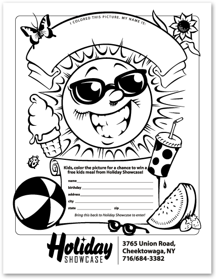 Coloring page: Summer season (Nature) #165350 - Free Printable Coloring Pages