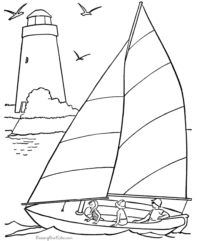 Coloring page: Summer season (Nature) #165363 - Free Printable Coloring Pages