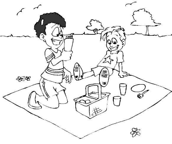 Coloring page: Summer season (Nature) #165386 - Free Printable Coloring Pages