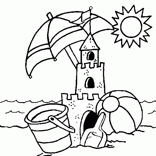 Coloring page: Summer season (Nature) #165443 - Free Printable Coloring Pages