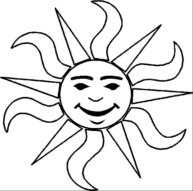 Coloring page: Sun (Nature) #157914 - Free Printable Coloring Pages
