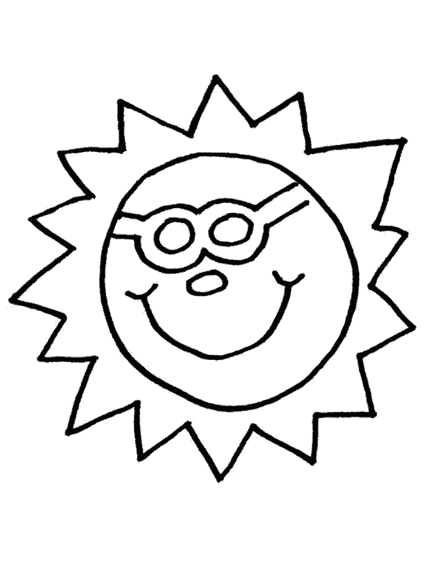 Coloring page: Sun (Nature) #157962 - Free Printable Coloring Pages