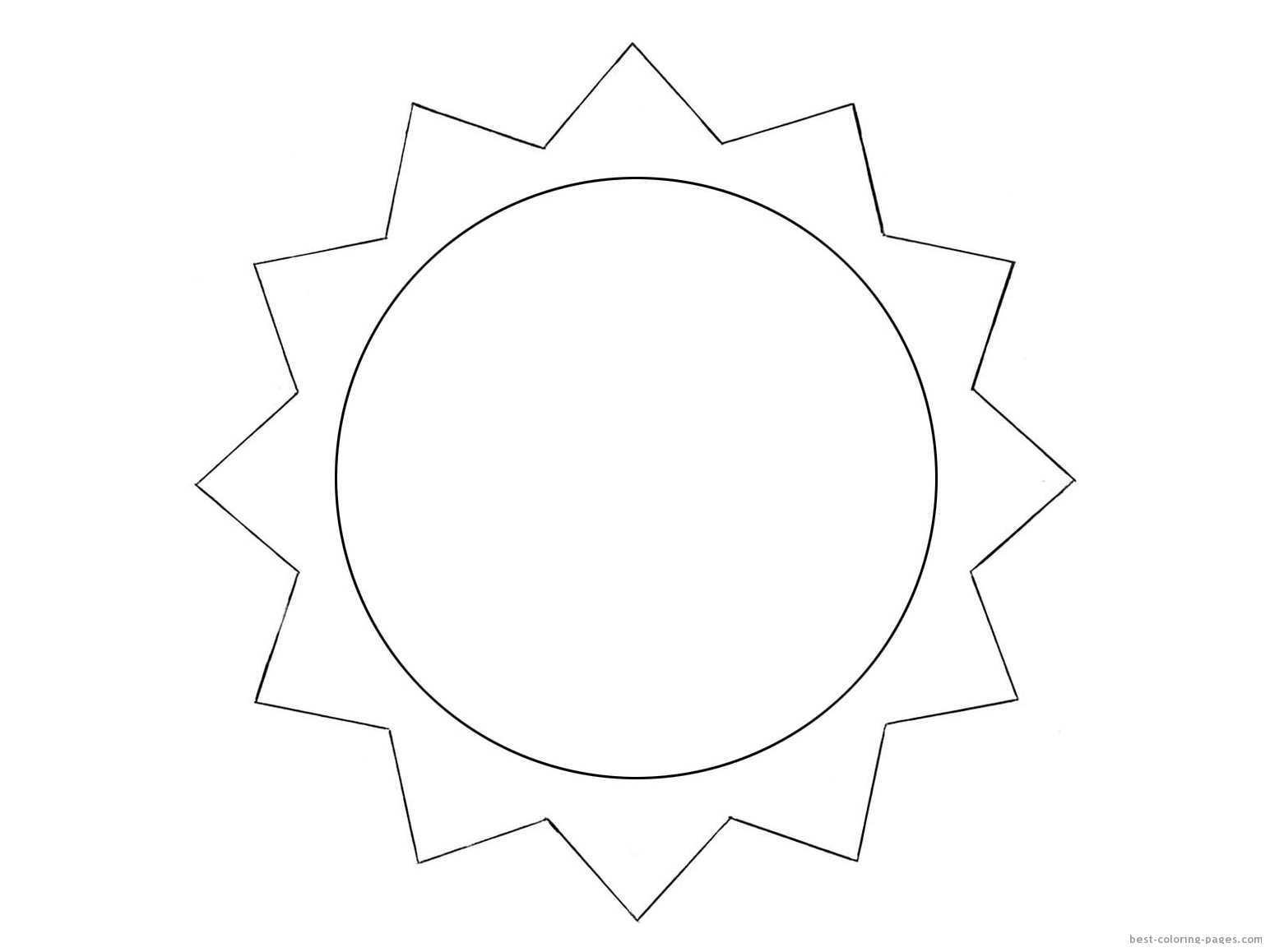 Coloring page: Sun (Nature) #157992 - Free Printable Coloring Pages