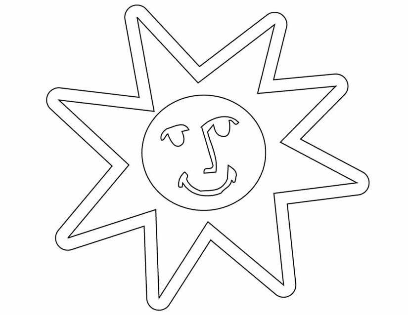 Coloring page: Sun (Nature) #157995 - Free Printable Coloring Pages