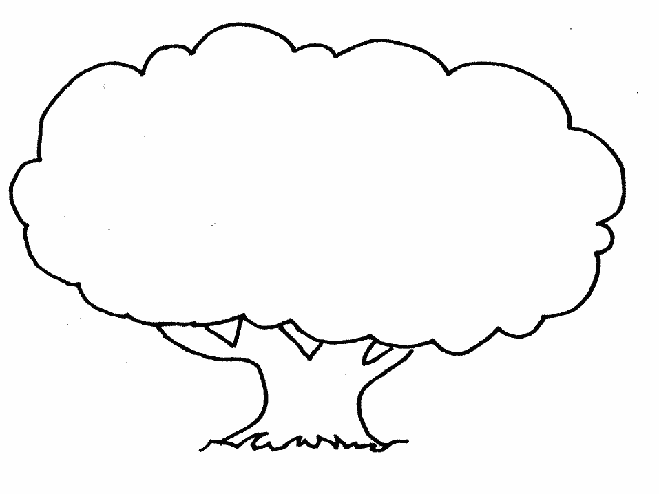 Tree (Nature) Free Printable Coloring Pages