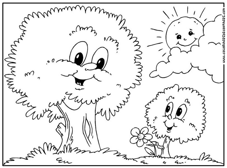 Coloring page: Tree (Nature) #154684 - Free Printable Coloring Pages