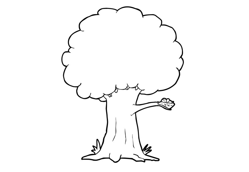 Coloring page: Tree (Nature) #154699 - Free Printable Coloring Pages