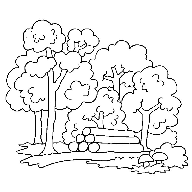 Coloring page: Tree (Nature) #154706 - Free Printable Coloring Pages