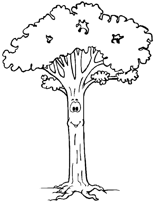 Coloring page: Tree (Nature) #154707 - Free Printable Coloring Pages