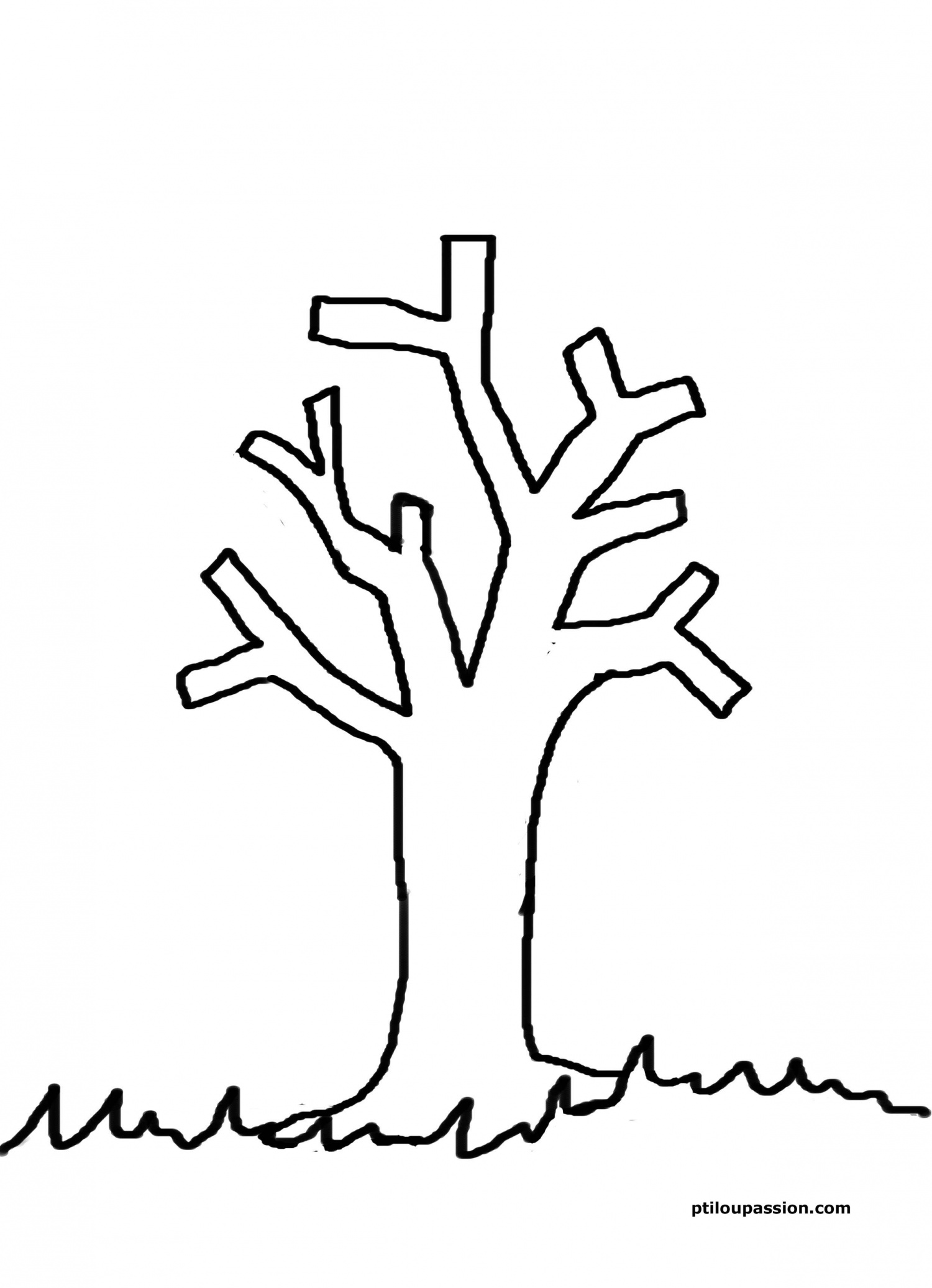 Coloring page: Tree (Nature) #154737 - Free Printable Coloring Pages