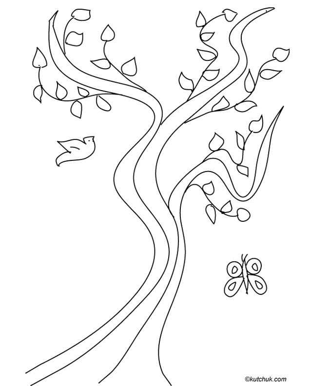 Coloring page: Tree (Nature) #154748 - Free Printable Coloring Pages