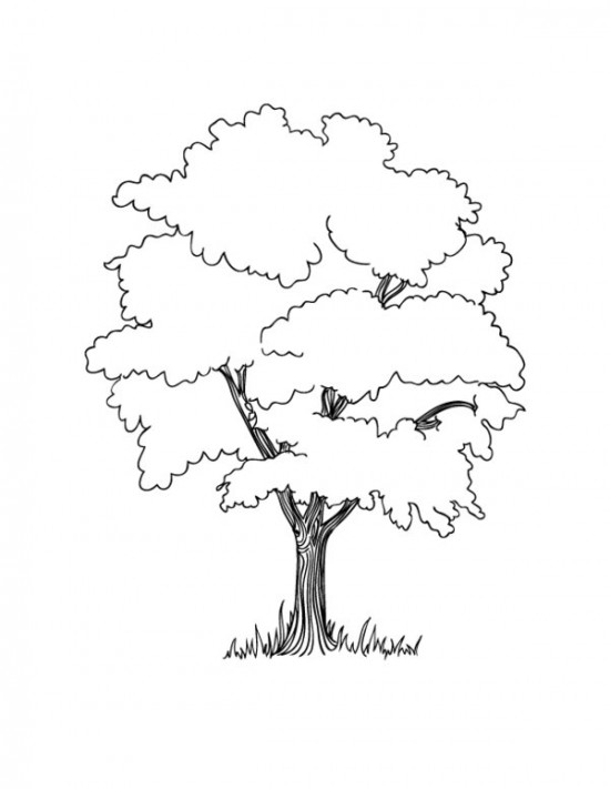 Coloring page: Tree (Nature) #154760 - Free Printable Coloring Pages