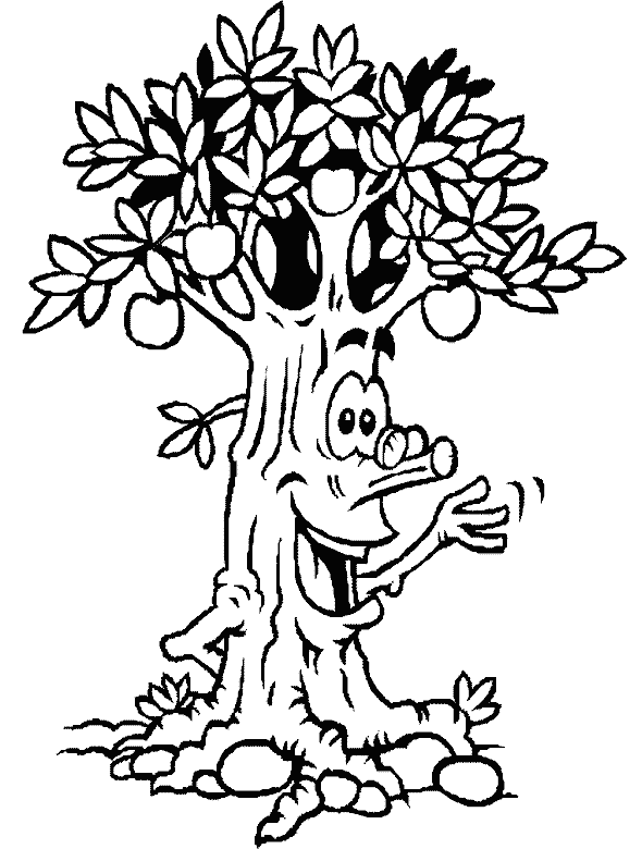 Coloring page: Tree (Nature) #154806 - Free Printable Coloring Pages