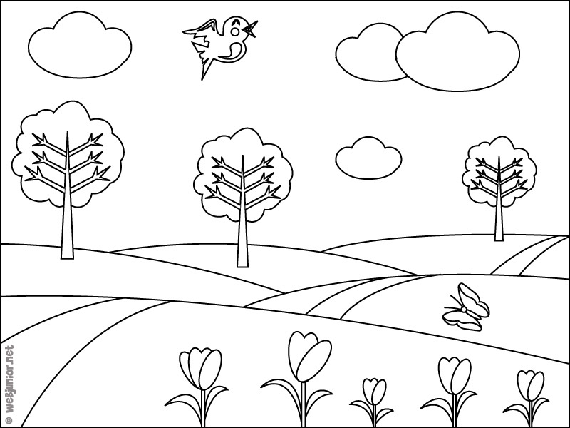 Coloring page: Tree (Nature) #154849 - Free Printable Coloring Pages