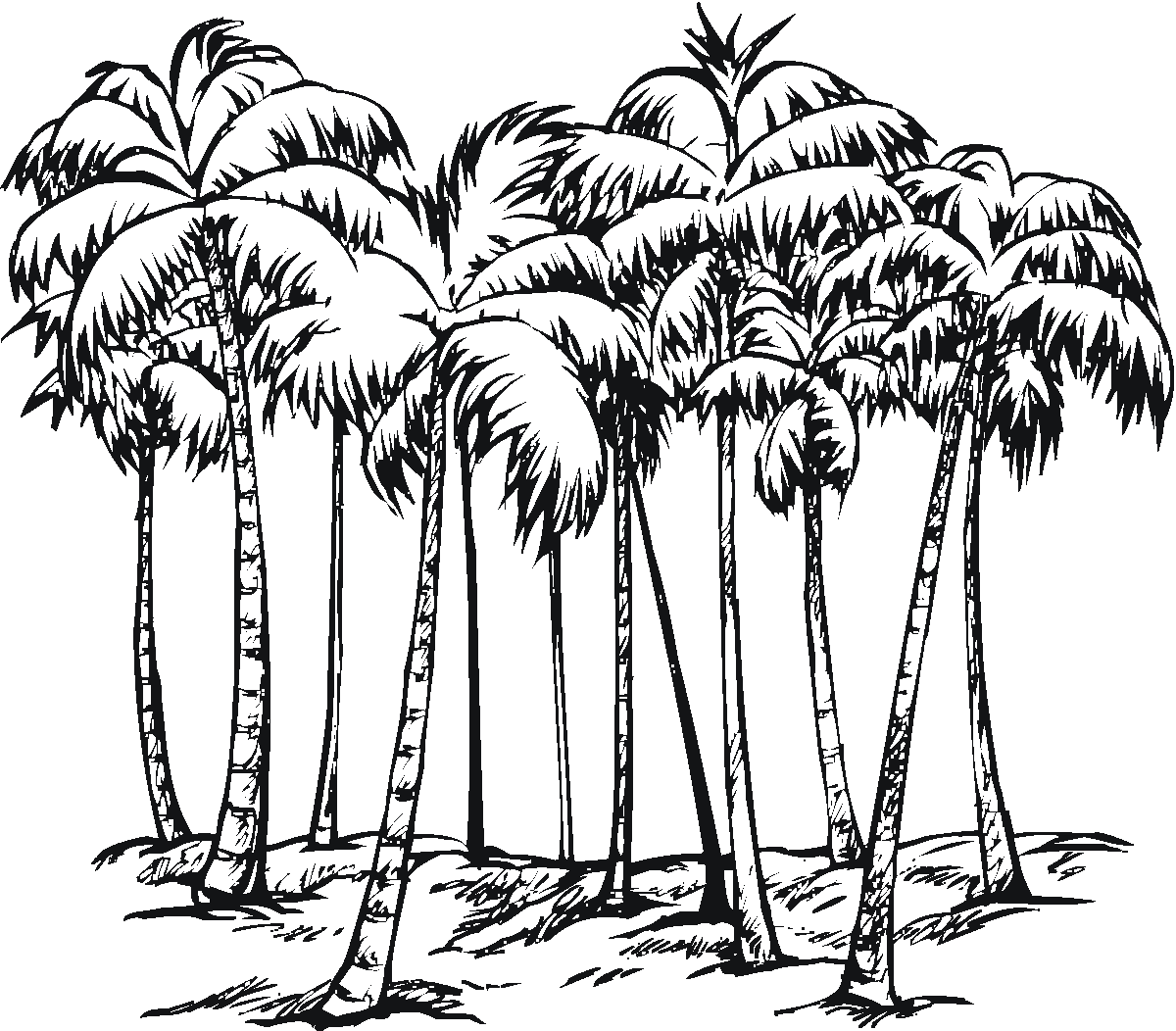 Coloring page: Tree (Nature) #154869 - Free Printable Coloring Pages