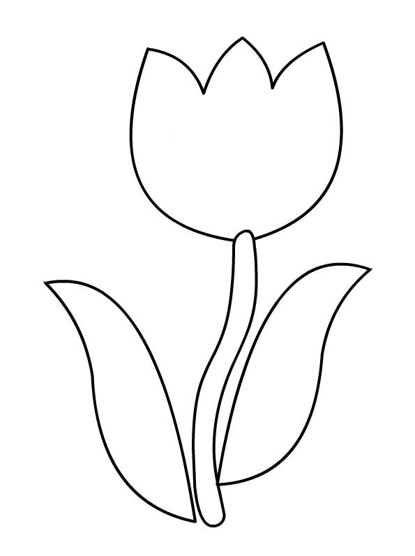 Coloring page: Tulip (Nature) #161625 - Free Printable Coloring Pages