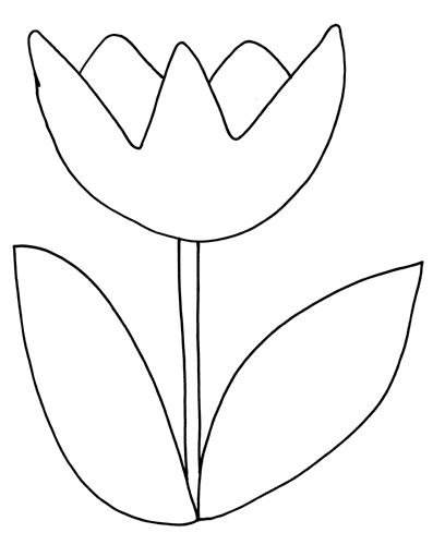 Coloring page: Tulip (Nature) #161628 - Free Printable Coloring Pages
