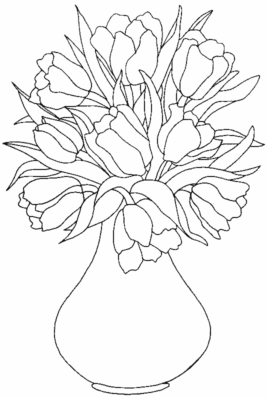 Coloring page: Tulip (Nature) #161630 - Free Printable Coloring Pages