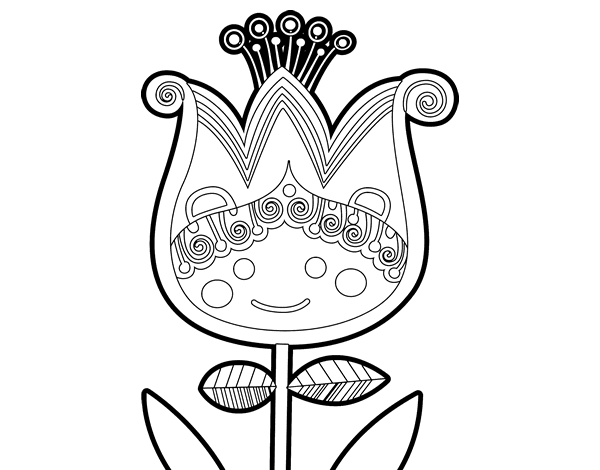Coloring page: Tulip (Nature) #161647 - Free Printable Coloring Pages