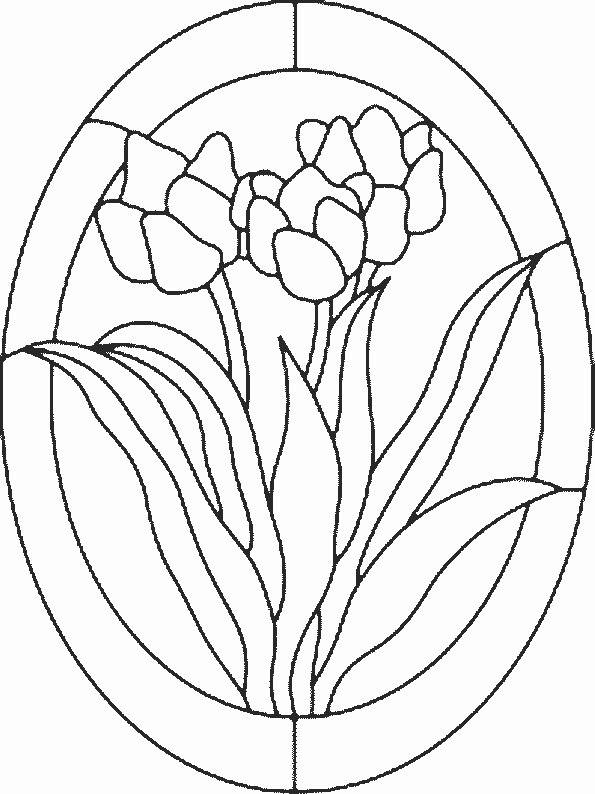 Coloring page: Tulip (Nature) #161660 - Printable coloring pages. 