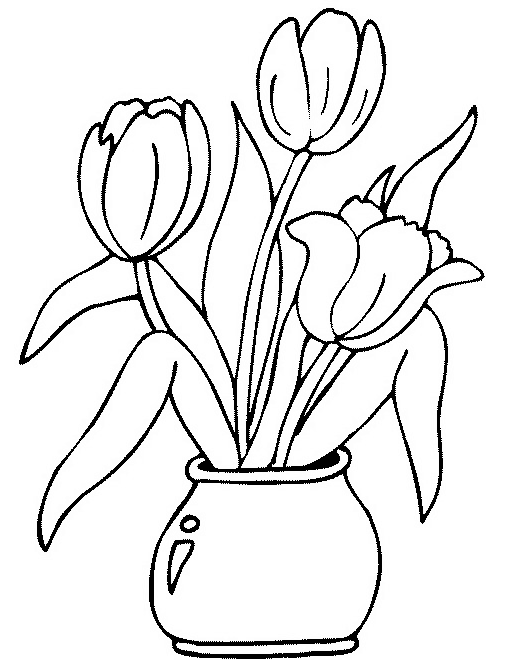 Coloring page: Tulip (Nature) #161665 - Free Printable Coloring Pages