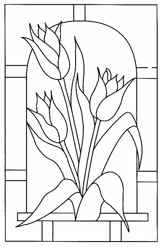 Coloring page: Tulip (Nature) #161685 - Free Printable Coloring Pages