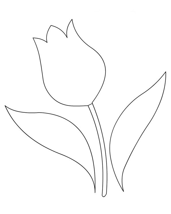 Coloring page: Tulip (Nature) #161710 - Free Printable Coloring Pages