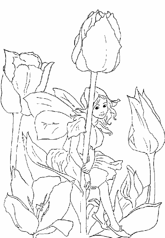 Coloring page: Tulip (Nature) #161716 - Free Printable Coloring Pages