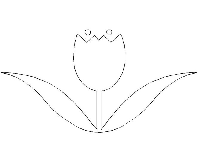 Coloring page: Tulip (Nature) #161722 - Free Printable Coloring Pages
