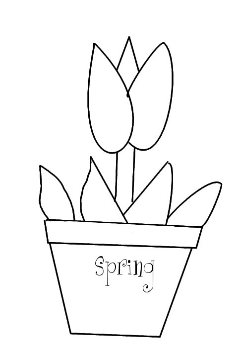 Coloring page: Tulip (Nature) #161734 - Free Printable Coloring Pages