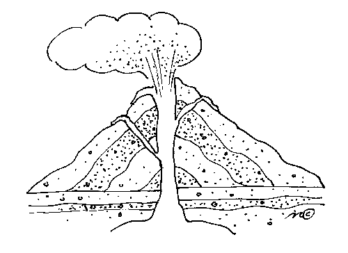 Coloring page: Volcano (Nature) #166571 - Free Printable Coloring Pages