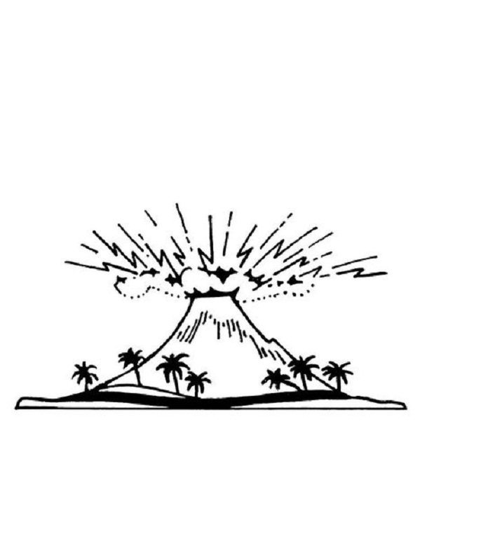 Coloring page: Volcano (Nature) #166587 - Free Printable Coloring Pages