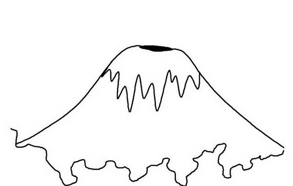 Coloring page: Volcano (Nature) #166622 - Free Printable Coloring Pages