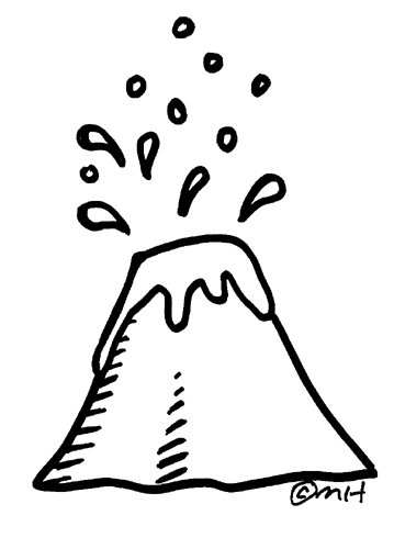 Coloring page: Volcano (Nature) #166691 - Free Printable Coloring Pages