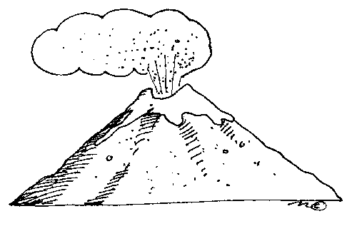 Coloring page: Volcano (Nature) #166701 - Free Printable Coloring Pages