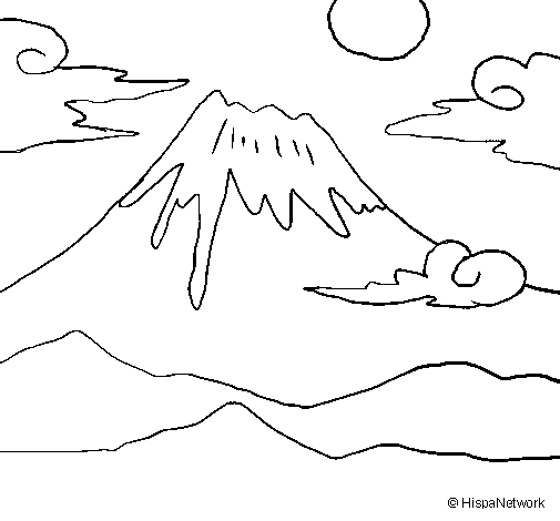 Coloring page: Volcano (Nature) #166764 - Free Printable Coloring Pages