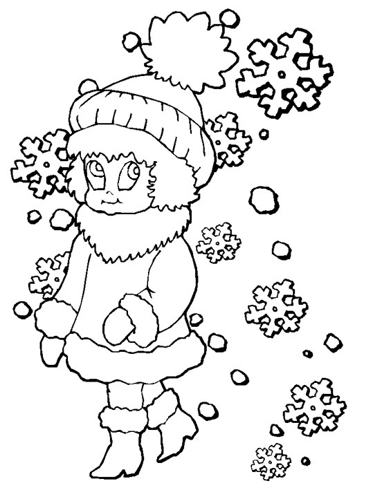 Coloring page: Winter season (Nature) #164429 - Free Printable Coloring Pages