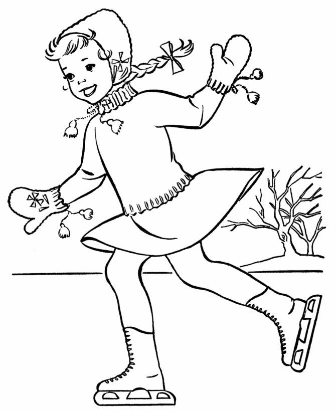 Coloring page: Winter season (Nature) #164437 - Free Printable Coloring Pages