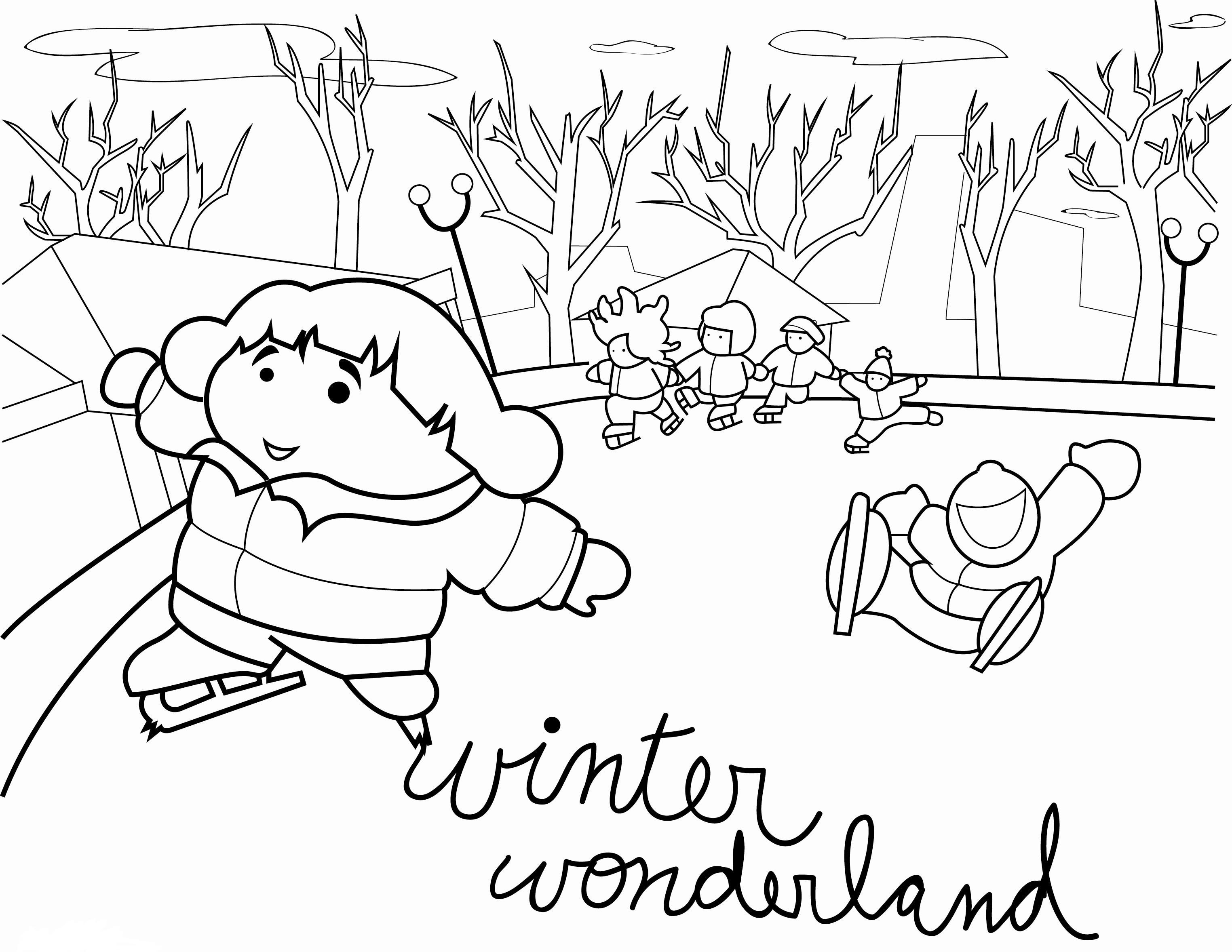 Coloring page: Winter season (Nature) #164438 - Free Printable Coloring Pages